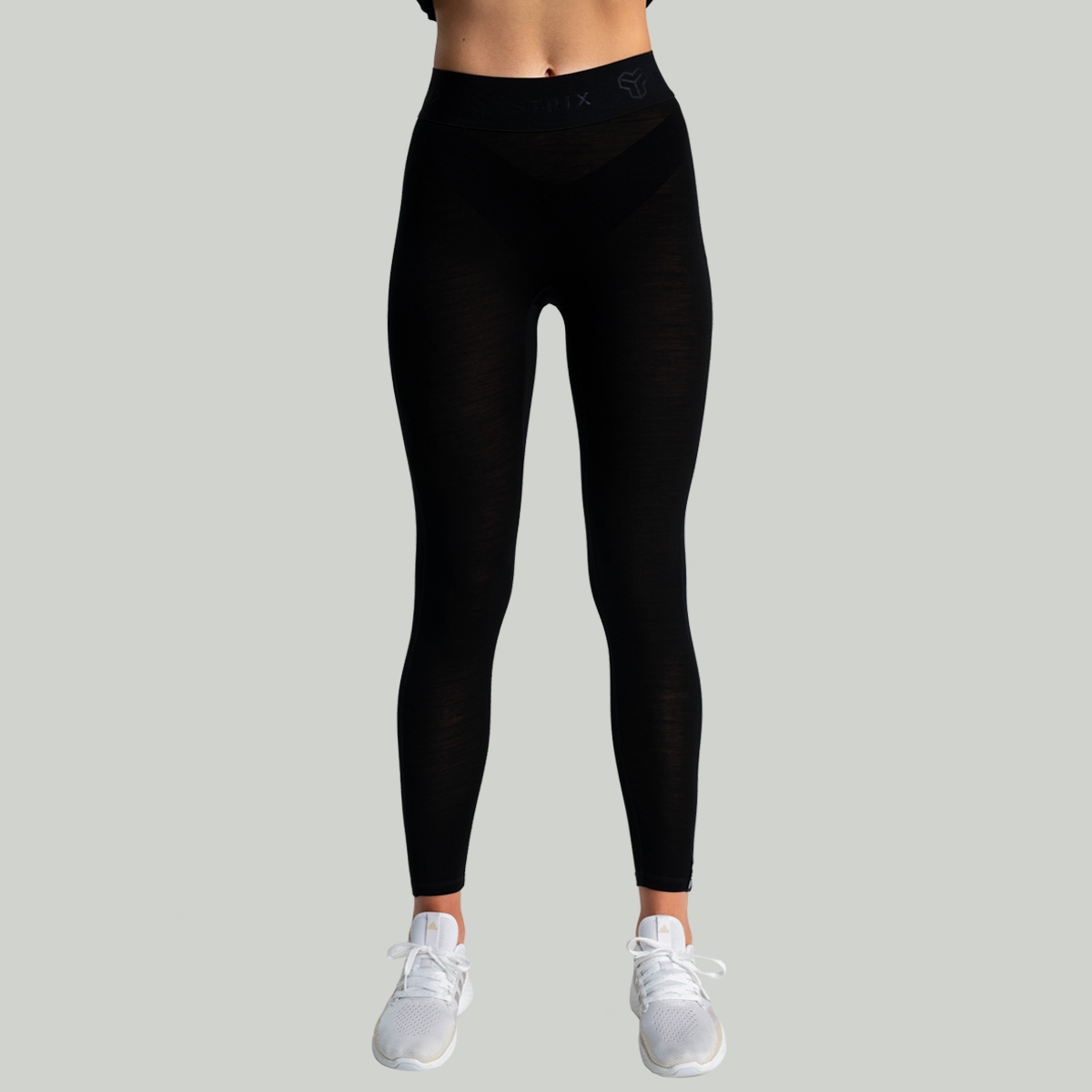 Leggings MERINO I pour femmes, couleur noire - STRIX.