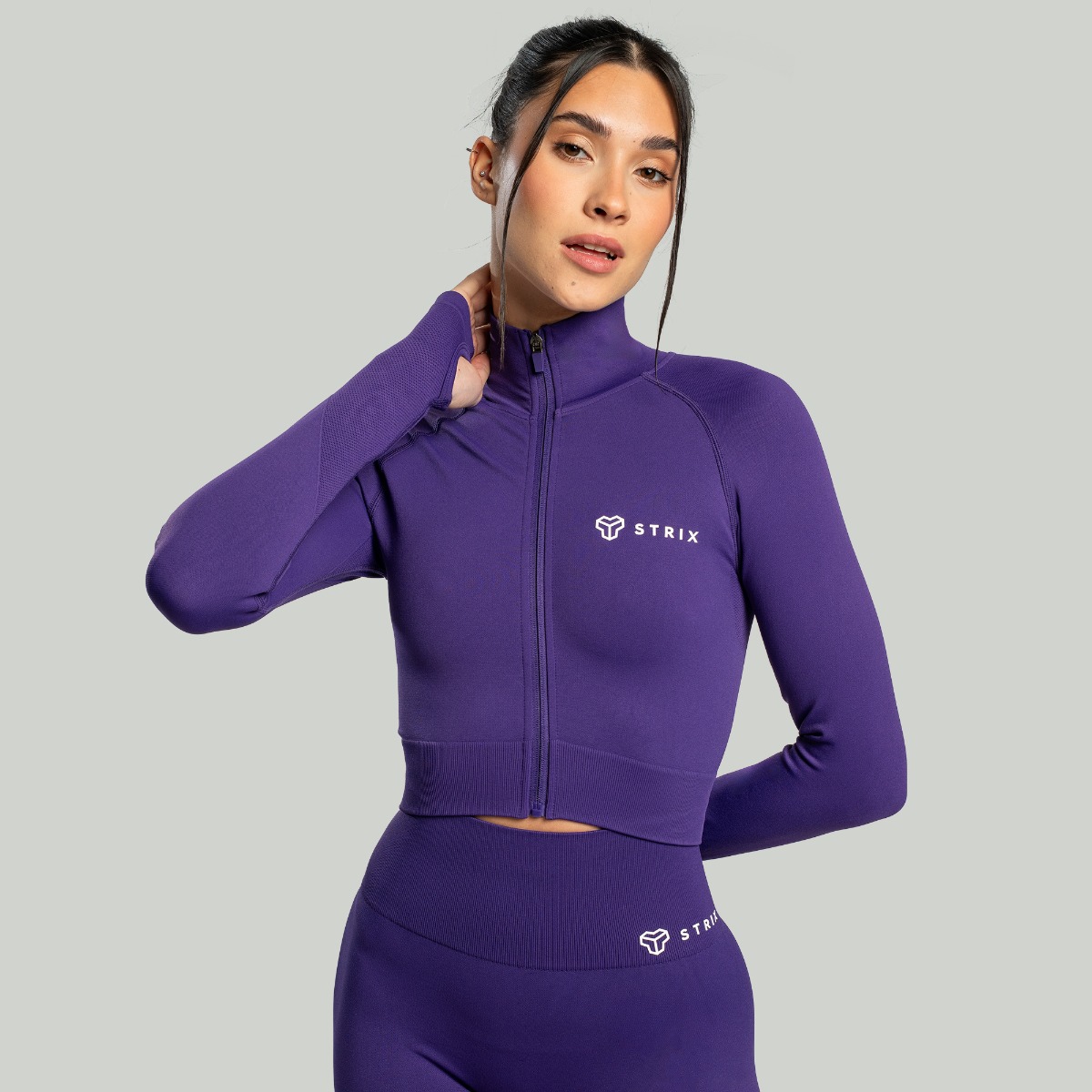T-shirt court sans coutures pour femmes, modèle Cosmos - STRIX.