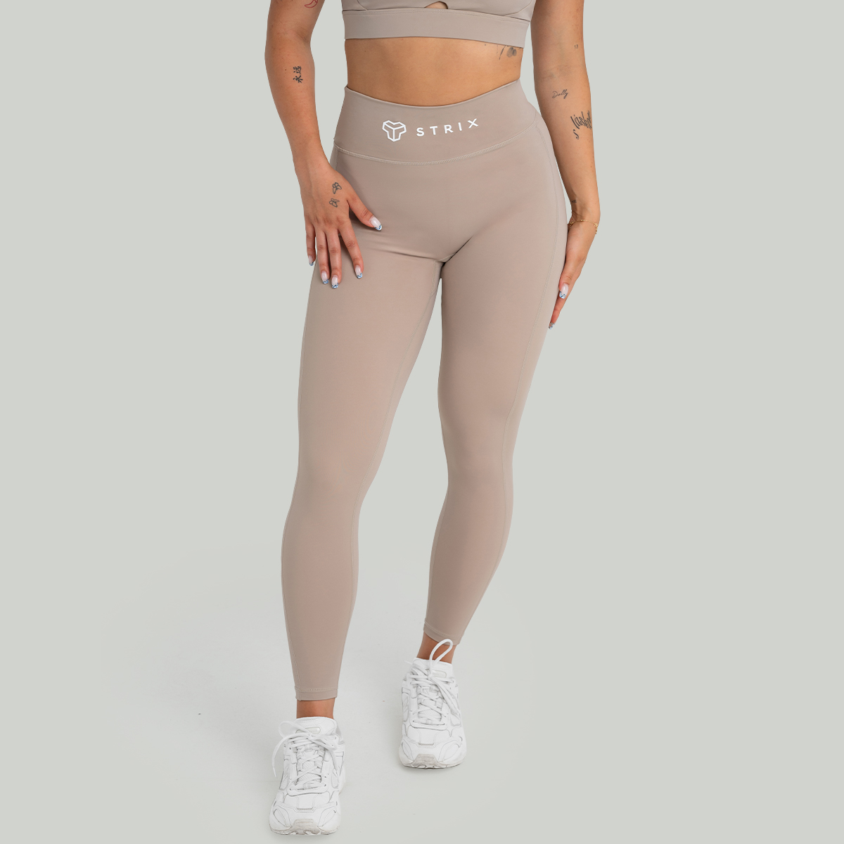 Leggings pour femmes, couleur taupe - STRIX.