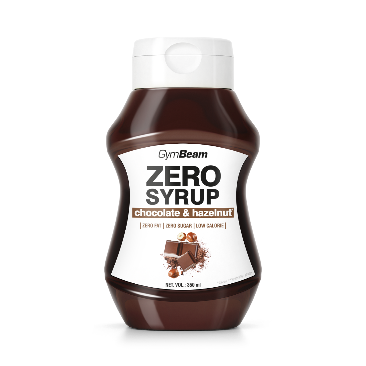 ZERO SYRUP Chocolat & Noisette - GymBeam