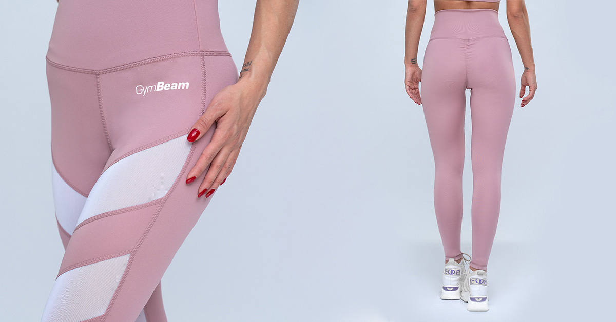 Leggings pour femmes Fave Dusty Rose - GymBeam