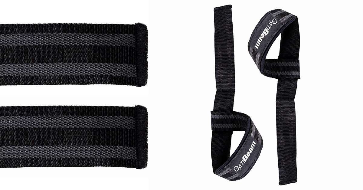 LIFT Sangles de musculation Noir & Gris - GymBeam