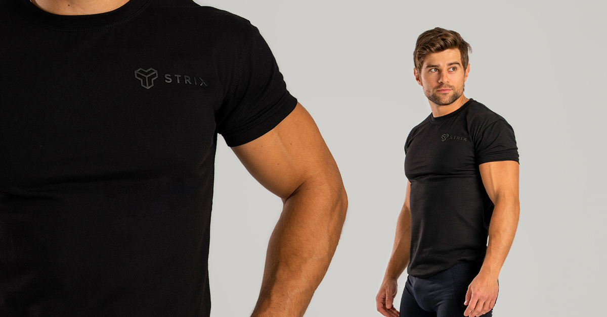 T-shirt noir Essential - STRIX